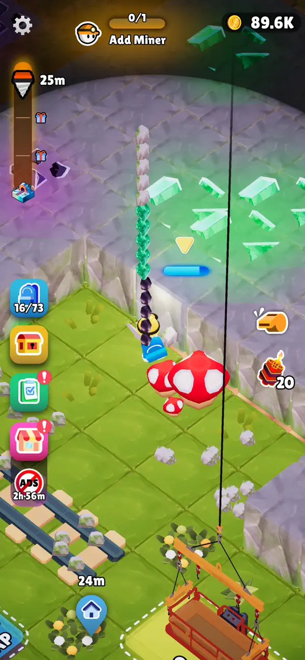 Mine Rush : Digging Adventure Hack screenshot 5 - game app interface