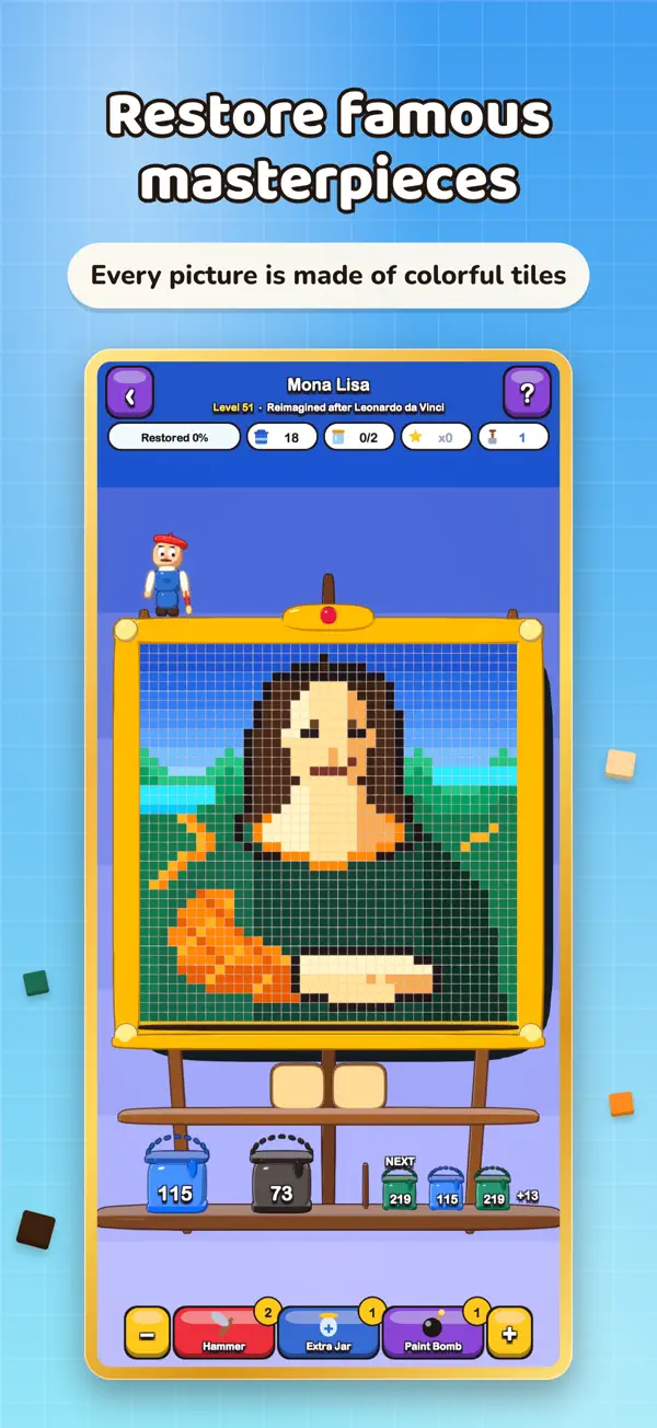 Museum Art: Tile Puzzle 游戏截图