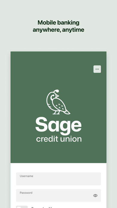 Sage CU Screenshot 1 of 4