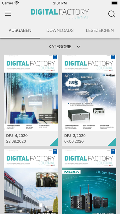 Screenshot #2 pour DFJ – Digital Factory Journal