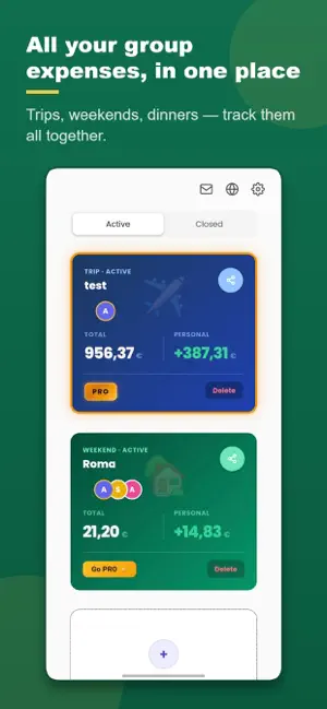 TripCount: Split Expenses screenshot 1