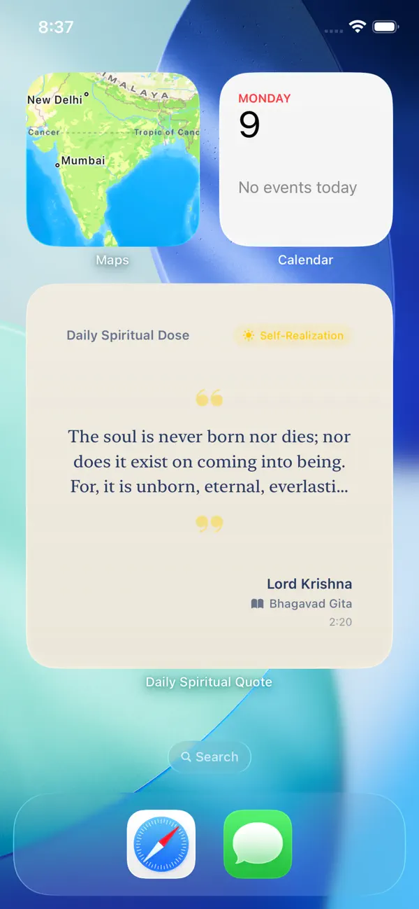 Screenshot #1 pour Daily Spiritual Quote