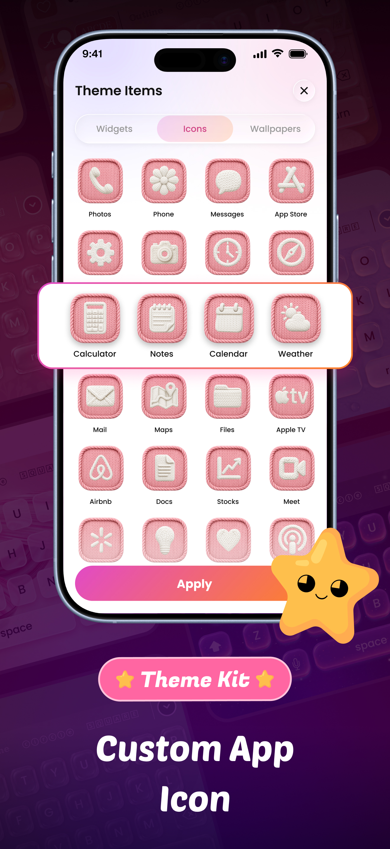 Widget Theme: Fonts & Keyboard screenshot 4