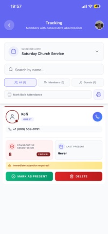 Attendance Checkr screenshot