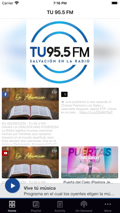 TU 95.5 FM Screenshot