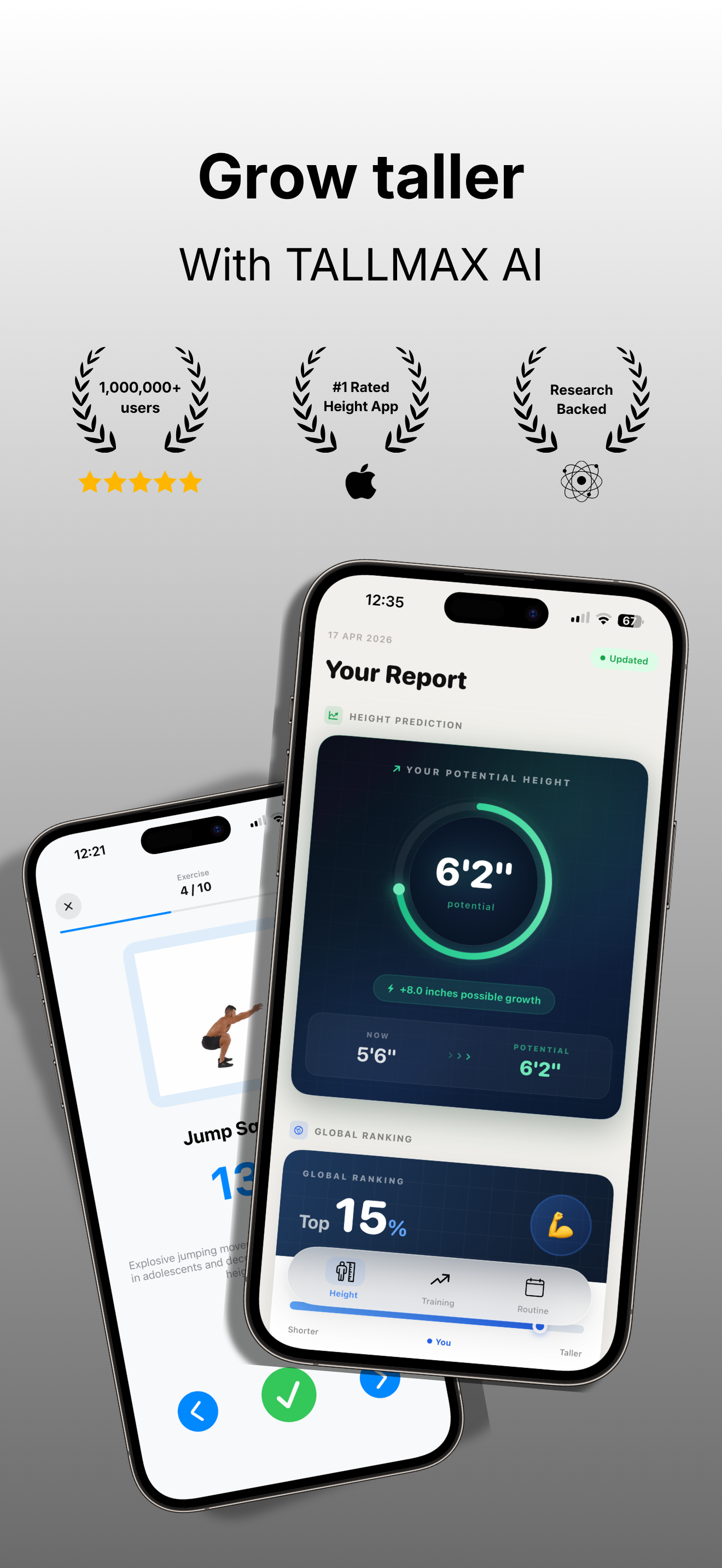 Tallmax AI - Grow Taller