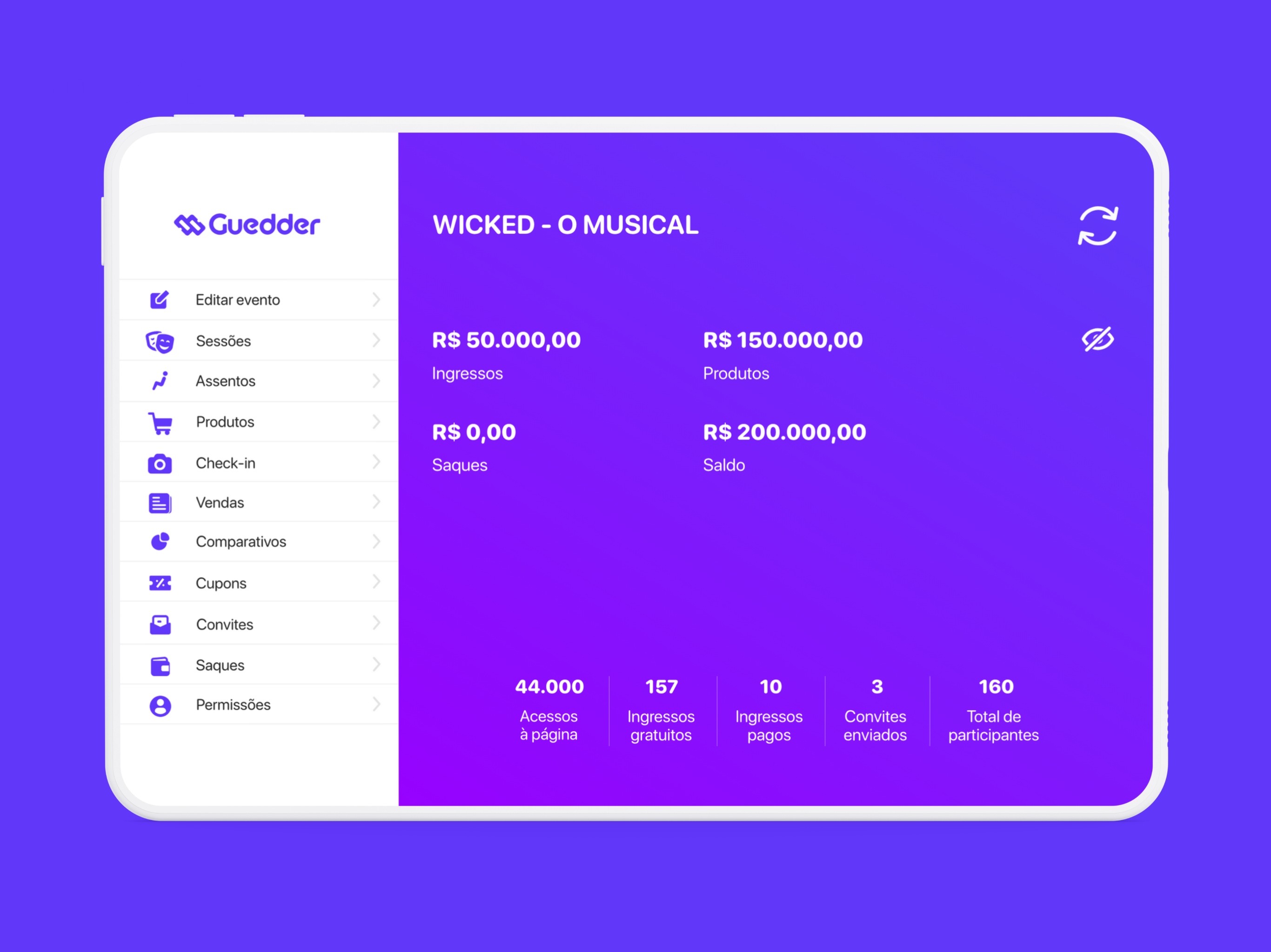 Guedder: Events, Tickets