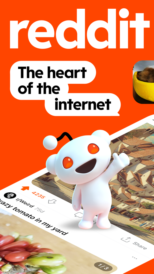 #1. Reddit (iOS) Tekijänä: REDDIT, INC.