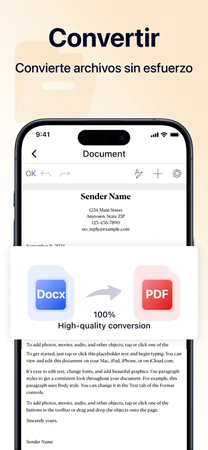 Screenshot 4 di 6 di Office Word: Edit Word Docs