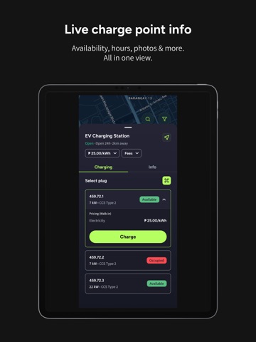 xCharge+ iPad screenshot