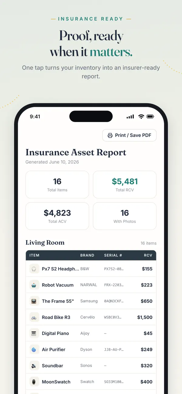 Screenshot #2 pour Manifest: Home Inventory