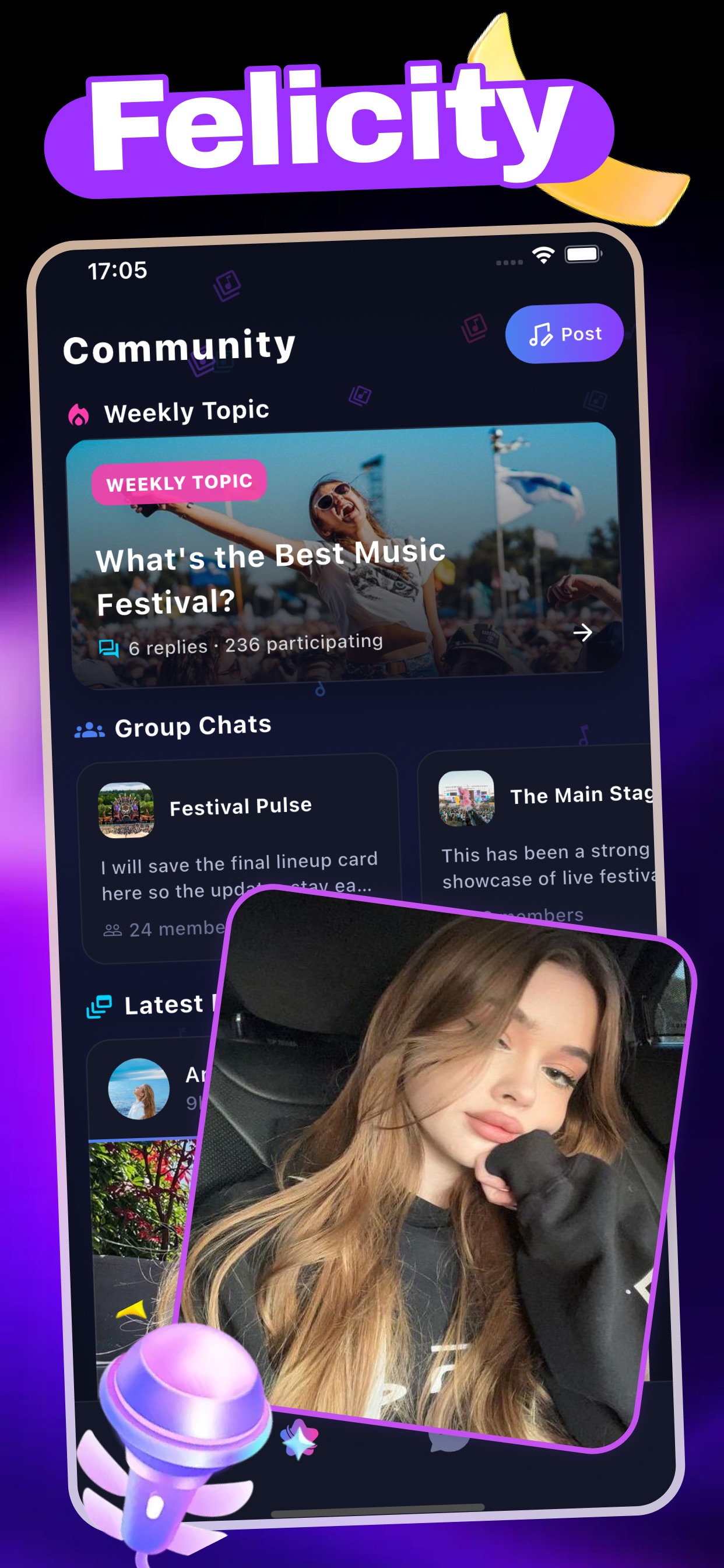 Screenshot 3 of Wizze - Music & Chat & Find