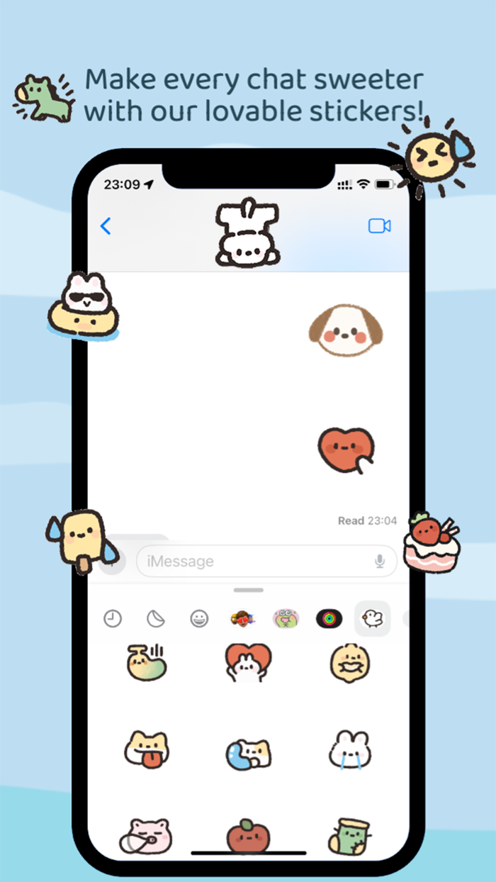 귀여운 생활 스티커