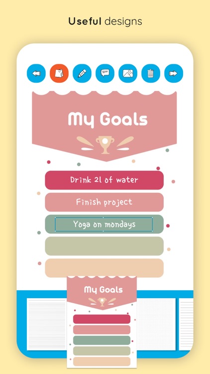 Draw on photos - Add Text list
