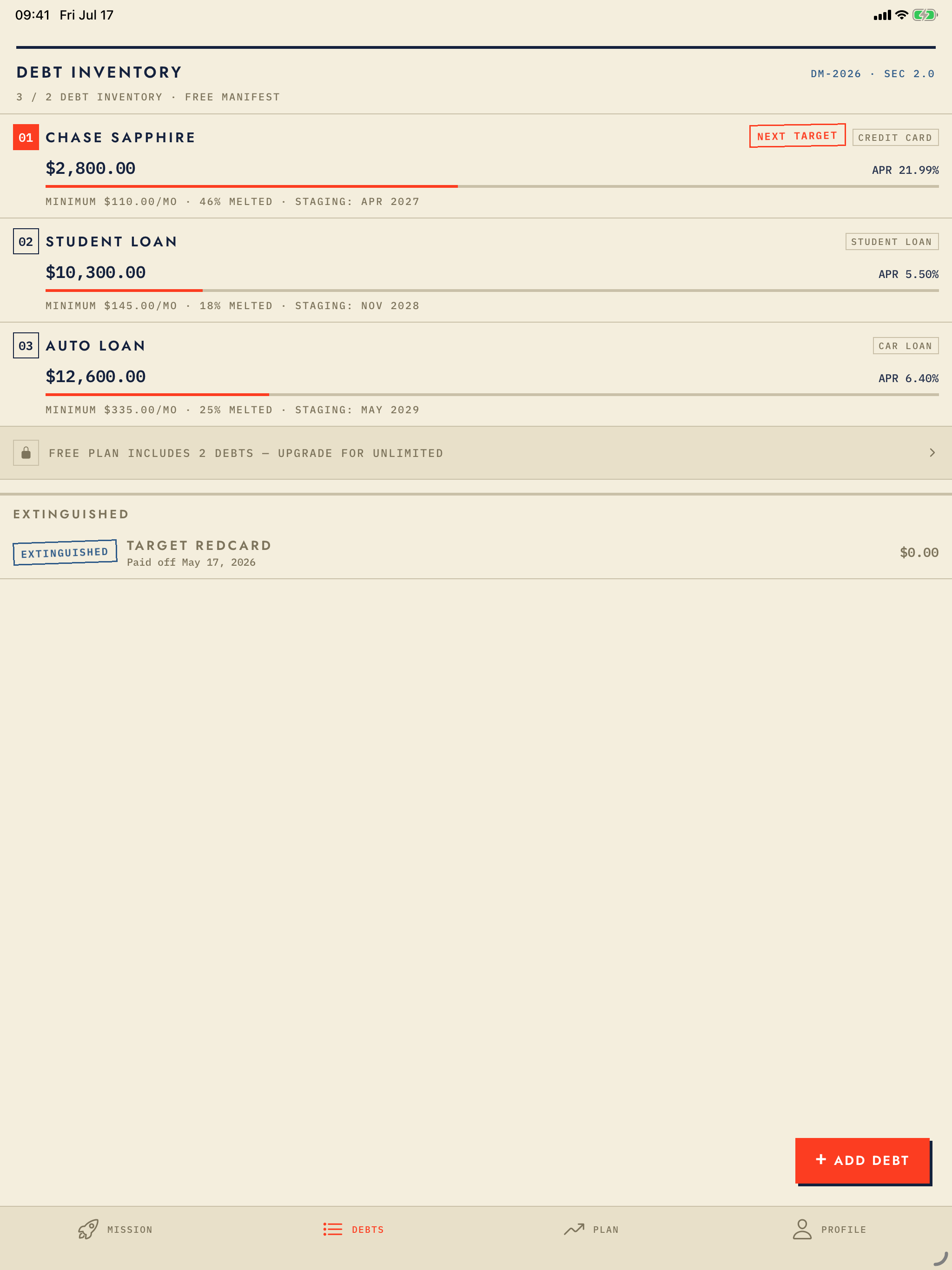 DebtMelt: Debt-Free Date screenshot 6