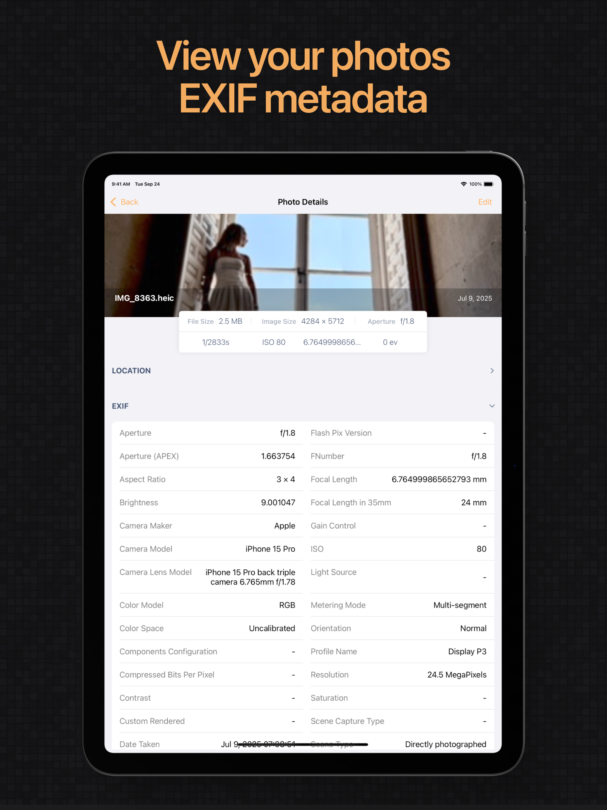 Exif Metadata