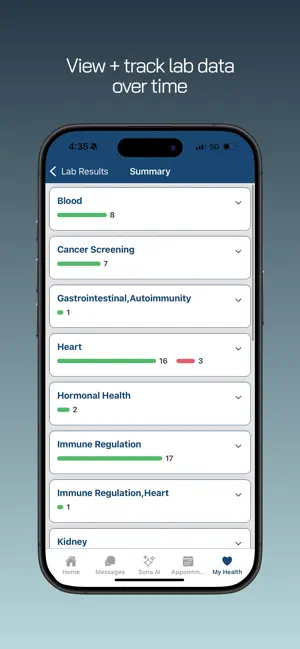 Human Longevity: MyHealth screenshot 2