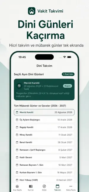Vakit Takvimi: Namaz & Ezan screenshot 2