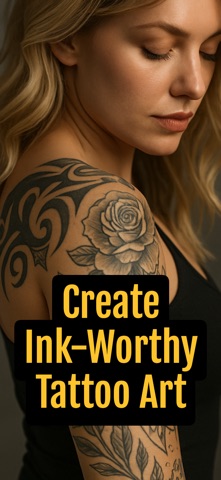 AI Tattoo Generator & Try On iPhone screenshot
