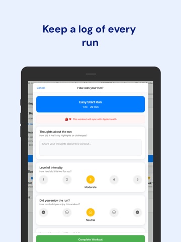 RunBuddy - Running Coach ipad screenshot 3