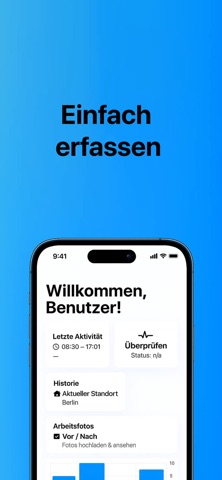 Zeiter Erfassung screenshot
