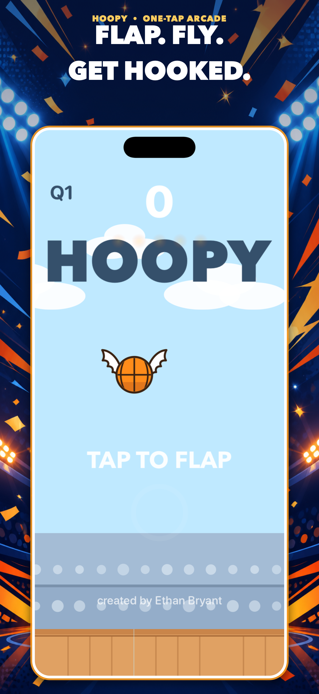 Hoopy - Tap to Flap and Slam screenshot 2
