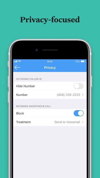 Ooma Home Phone Screenshot