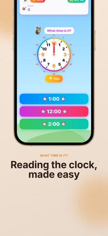 Clock Practice: Tell Time Screenshot 2 of 5