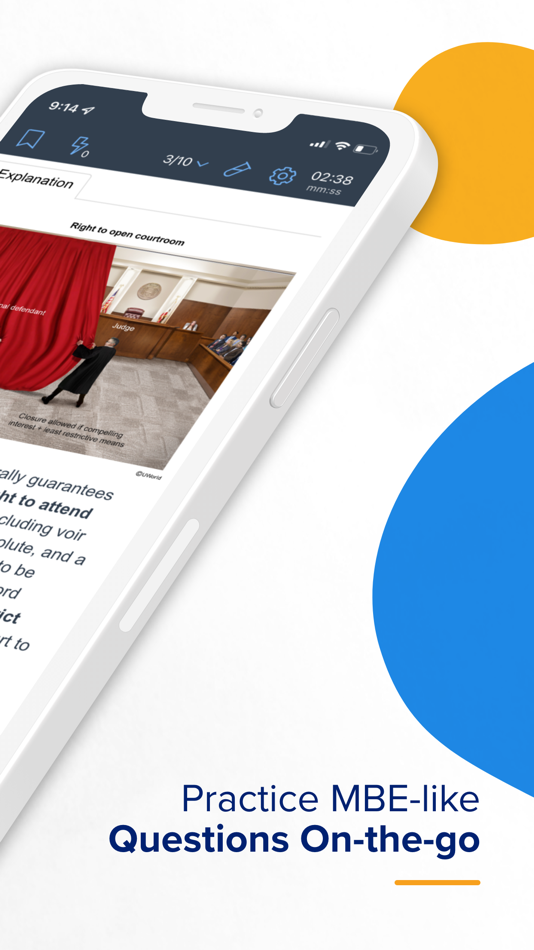 #2. UWorld Legal | Bar Prep (iOS) Podle: UWorld LLC