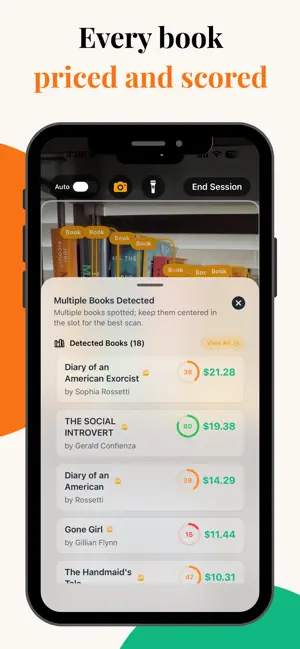 FlipLit: Book Shelf Scanner screenshot 1
