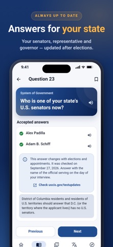 Oathwise: US Citizenship Test screenshot 4