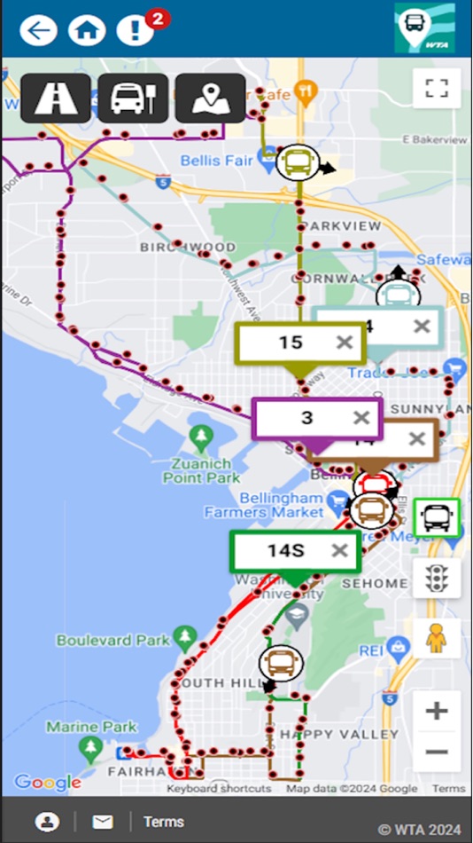 #1. WTA BusTracker (iOS) 由: Whatcom Transportation Authority