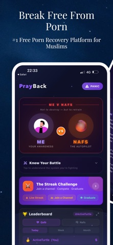 PrayBack: Quit Porn Muslim screenshot