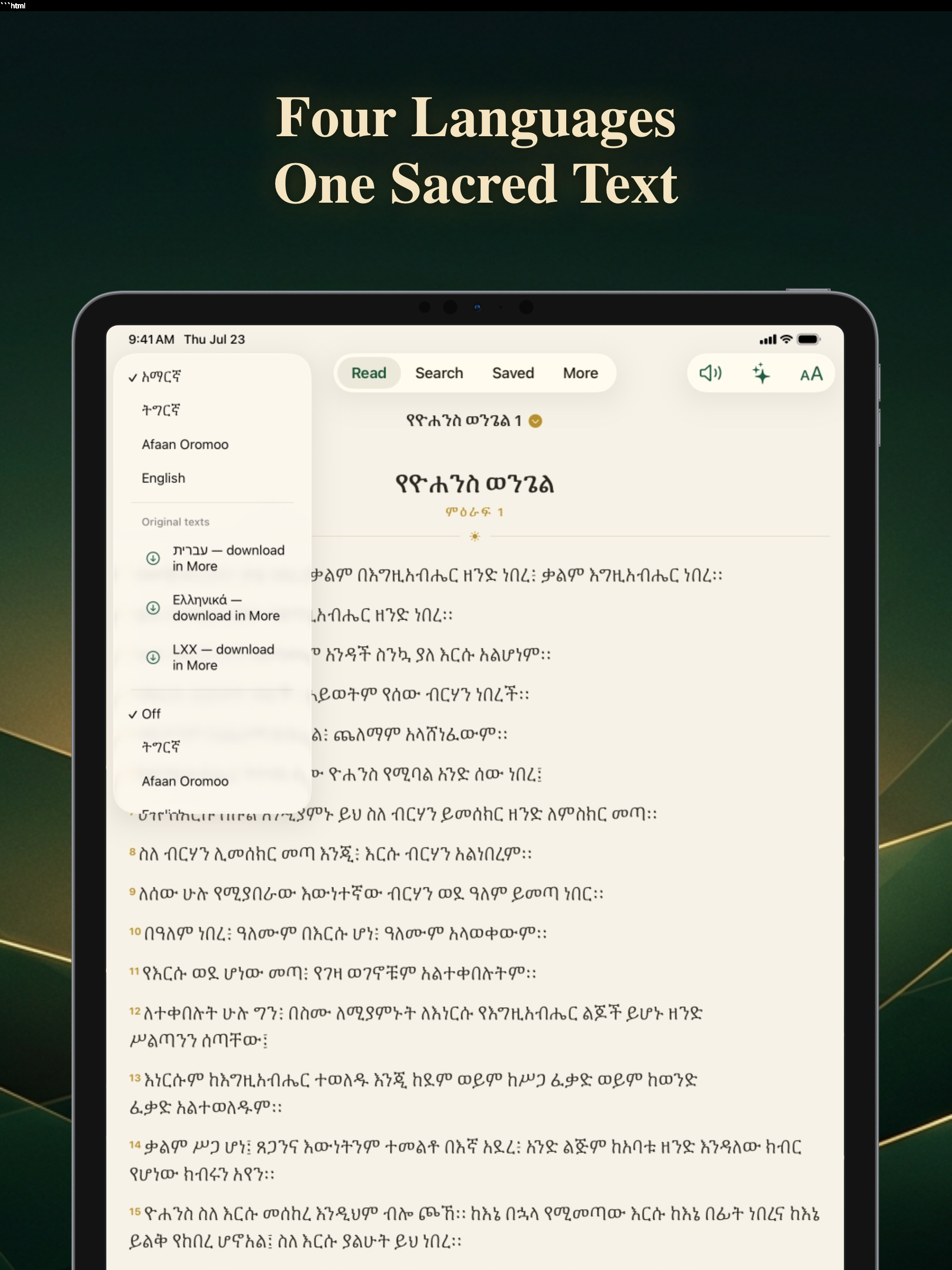 Berhan Bible screenshot 8