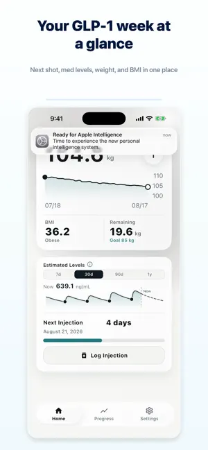 GLP-1 Logbook: Shot Tracker screenshot 1