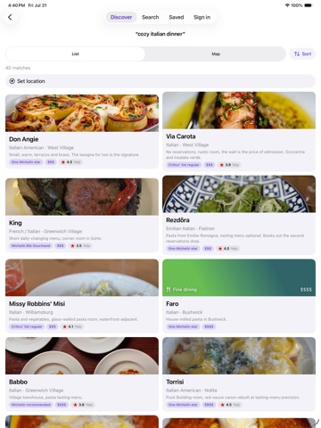 VIBEDINING: Restaurant Finder ipad screenshot 4