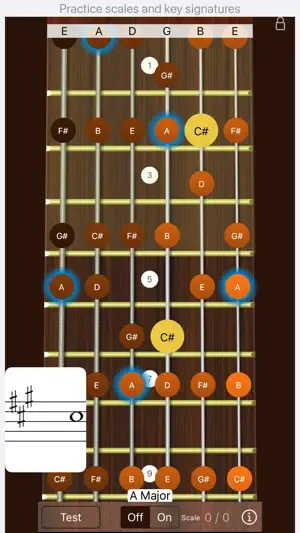 Guitar Sight Reading Trainer screenshot 1