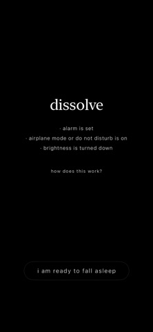 dissolve: sleep induction screenshot