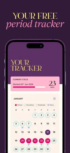 28X Private Period Tracker screenshot 1