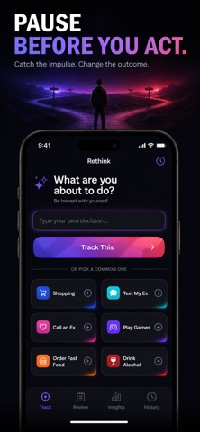 Rethink - Impulse Control iPhone screenshot