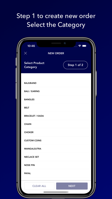 JEWELKAM - Order Management Screenshot