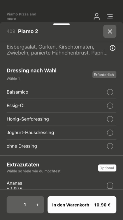 Piamo Pizza and more screenshot-3