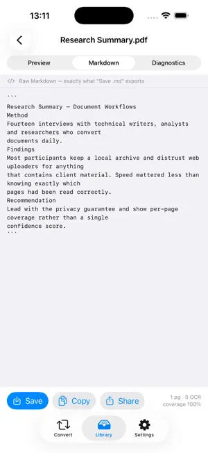 DocNavy: Docs to Markdown screenshot 4