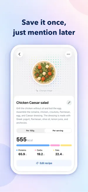 Omu: chat to track calories screenshot 3