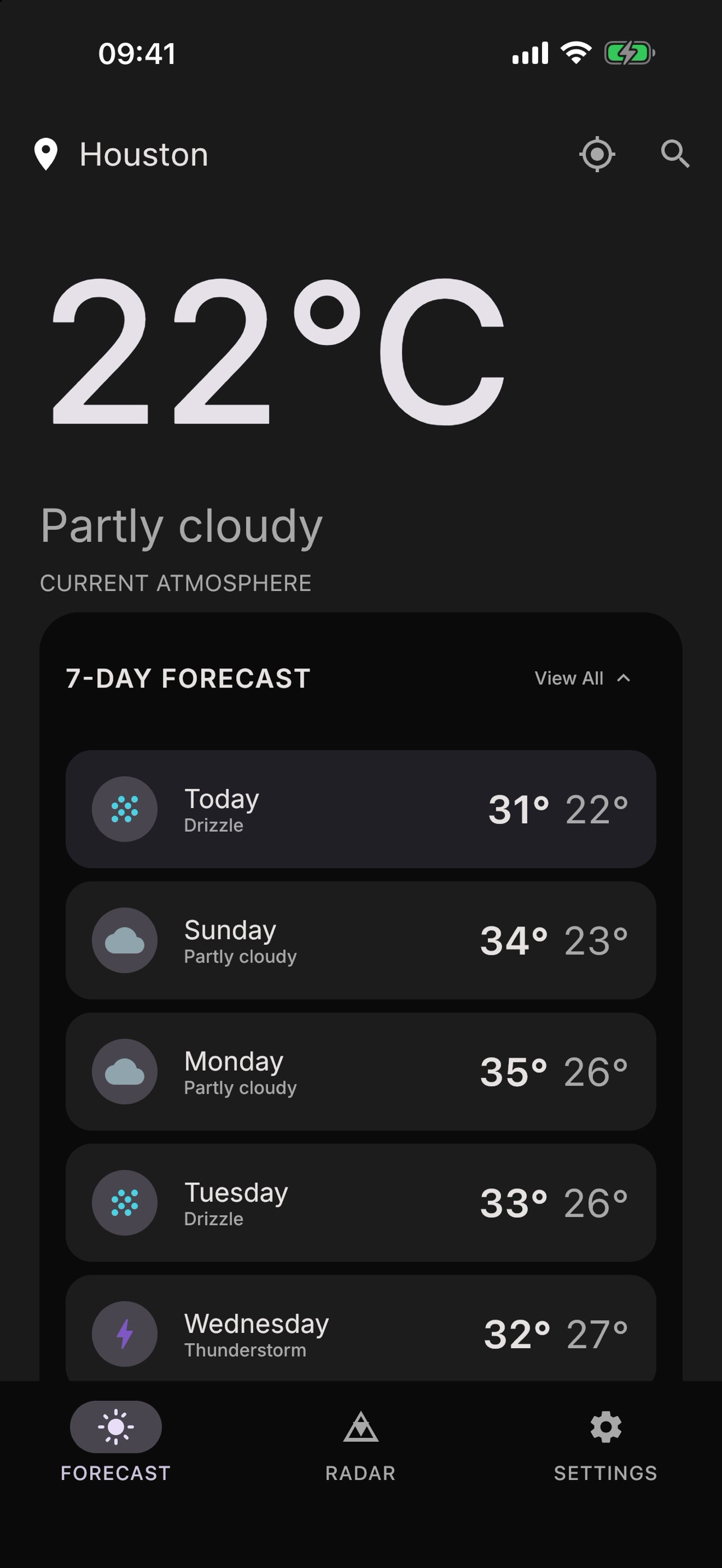Screenshot 3 of WeatherOn: Forecast & Radar