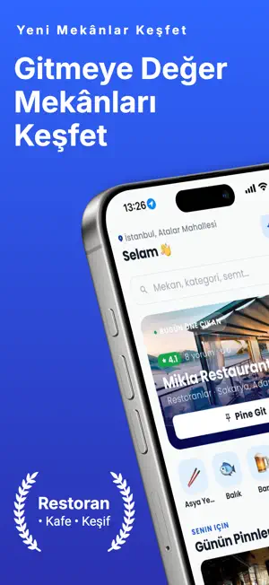 Pinnle: Restoran Keşfet screenshot 1