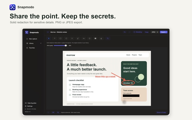 Snapmodo: Screenshot & Record screenshot 2