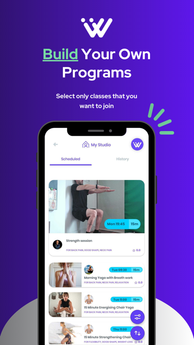 Personal Coach - Live Training Screenshot