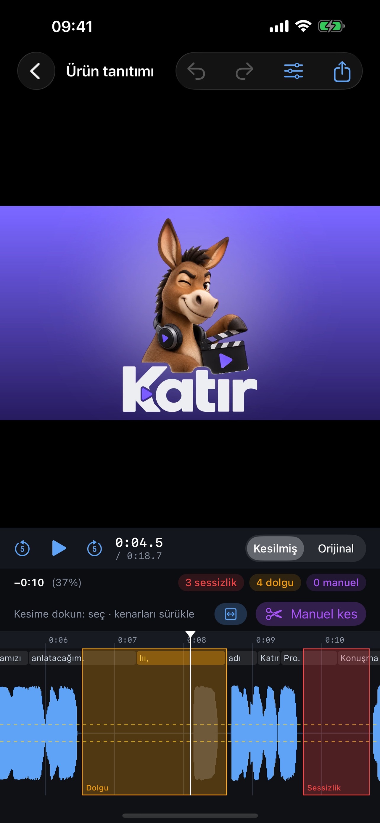Screenshot 1 of KatırPro - Jump Cut Video Edit