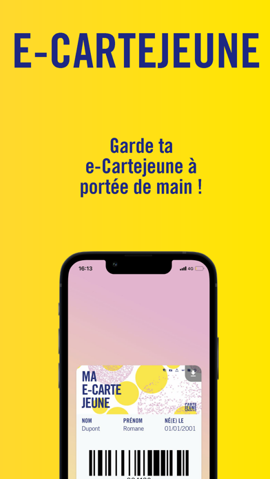 Carte jeune Screenshot
